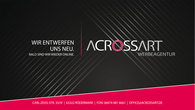 Acrossart Visitenkarte